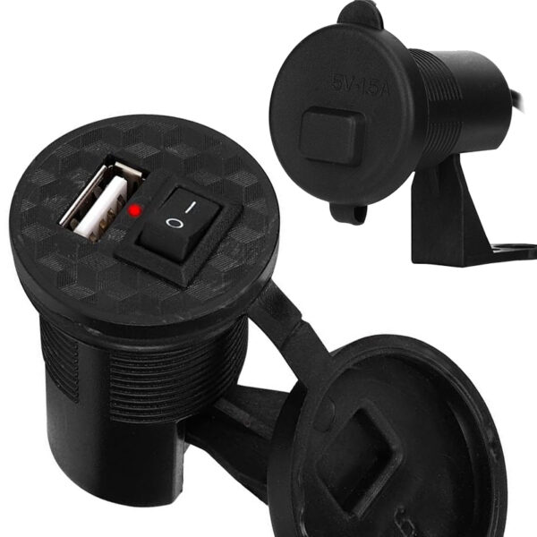 Cargador Usb Impermeable 12 V