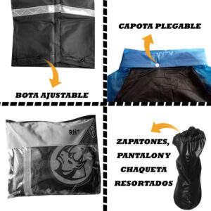 Impermeable Resortado Siliconado Rino