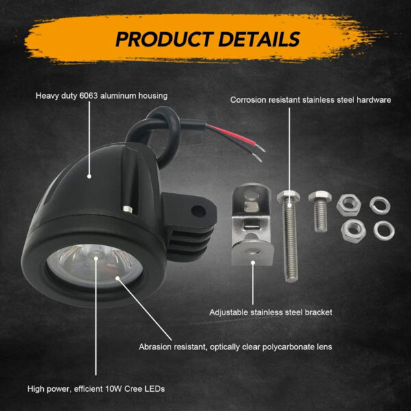 Exploradora Moto Led 10 W Ojo De Angel Xls-01