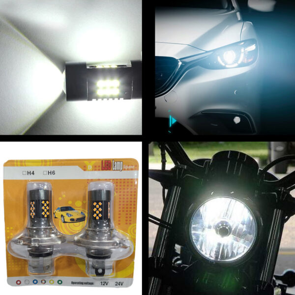 Luz Led Kit Triceta H4