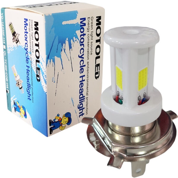 Luz Led Bombillo Cob H4