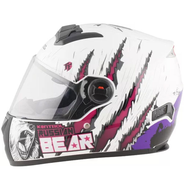 Casco Kontrol M61 Russian Bear White