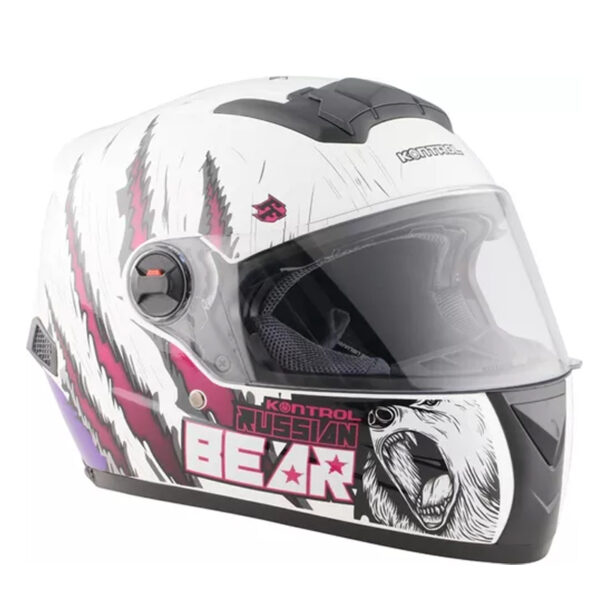 Casco Kontrol M61 Russian Bear White