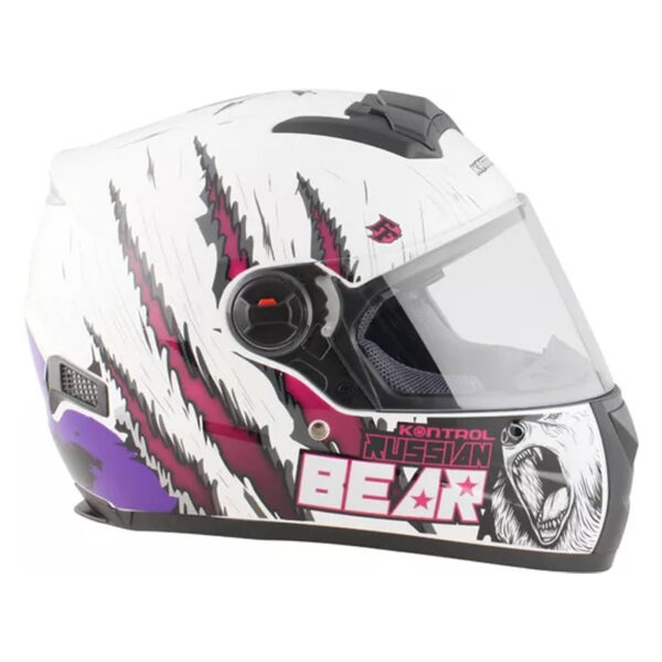 Casco Kontrol M61 Russian Bear White