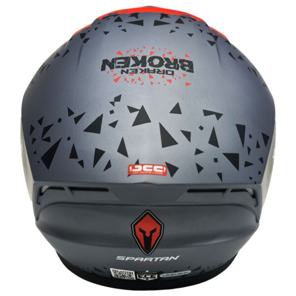 Casco Spartan Draken Broken Grey