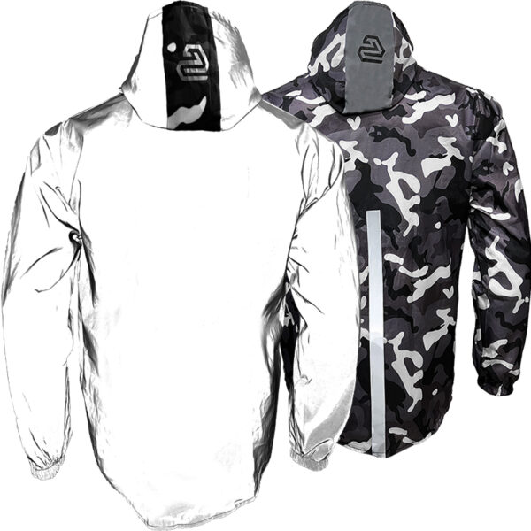 Chaqueta 100% Reflectiva Doble Faz Gp