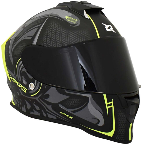 Casco X-Sports V151 Armok Fluor