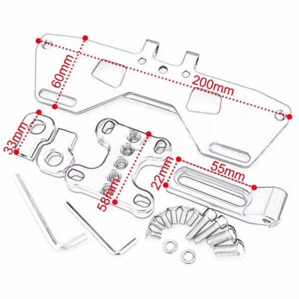 Porta Placa Fender Eliminator Universal de Lujo