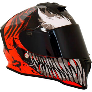 Casco X-Sports V151 Marvel Carnage Red