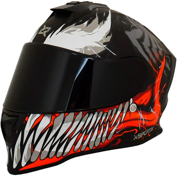 Casco X-Sports V151 Marvel Venom Black