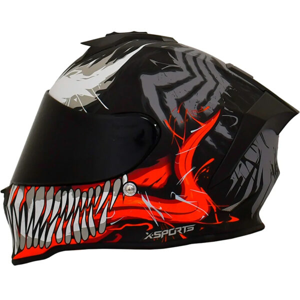 Casco X-Sports V151 Marvel Venom Black