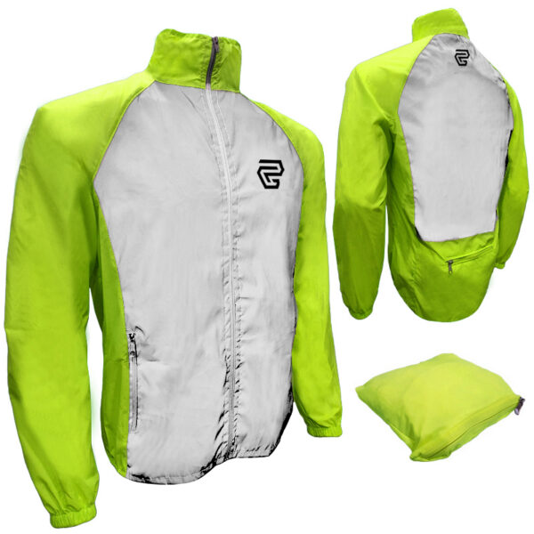 Chaqueta Cortaviento Reflectiva Portable GP