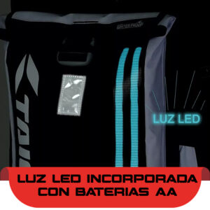 Morral Taichi Drybag Impermeable Con Luz Led