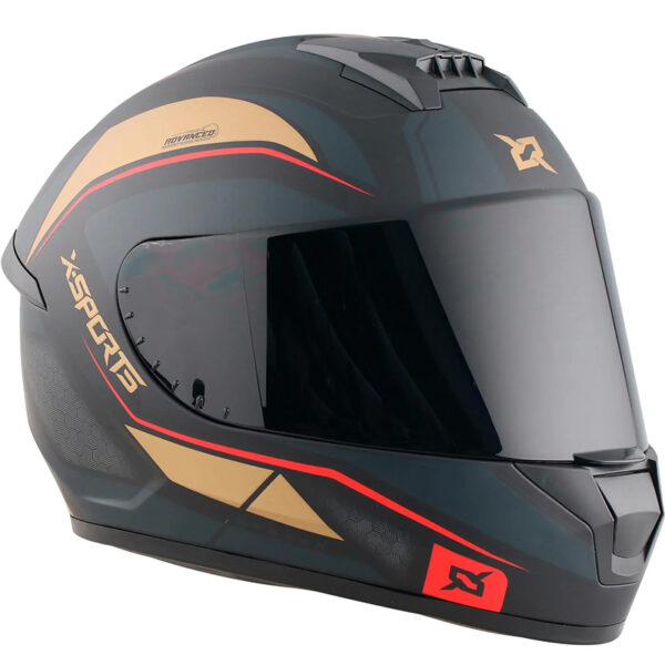 Casco X-Sports M63 Broker Black Gold