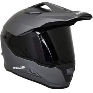 Casco Zeus 913 Adv Titanio Doble Visor