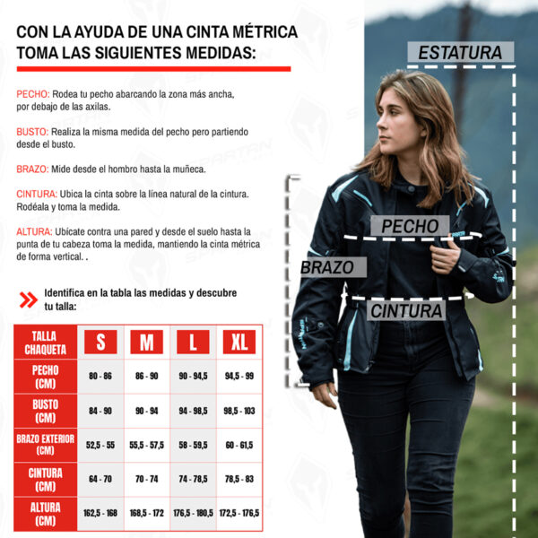 Chaqueta Spartan Gaia Lady Certificada