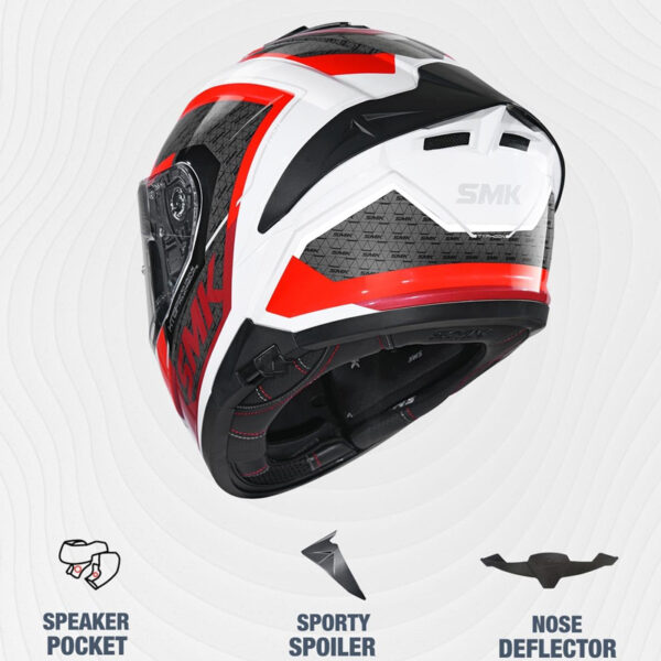 Casco Smk Typhoon RD1 Red