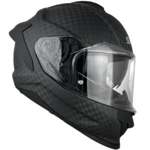 Casco Smk Titan Nero Carbon Matt
