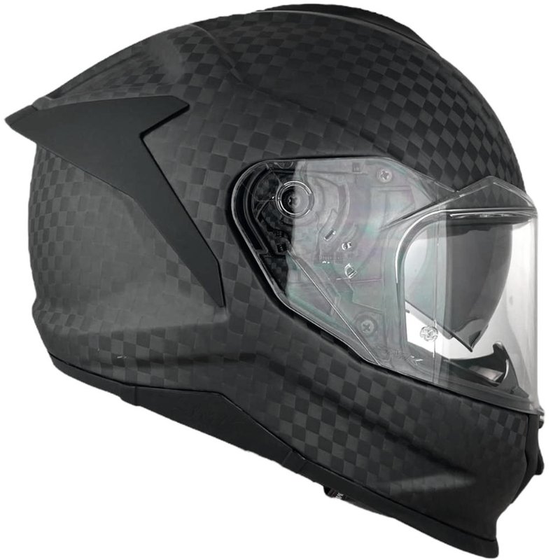 SMK_CARBON_3_5 Casco Smk Titan Nero Carbon Matt
