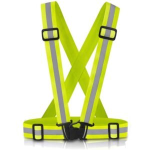 Chaleco Tipo Arnes Reflectivo Elastico Importado