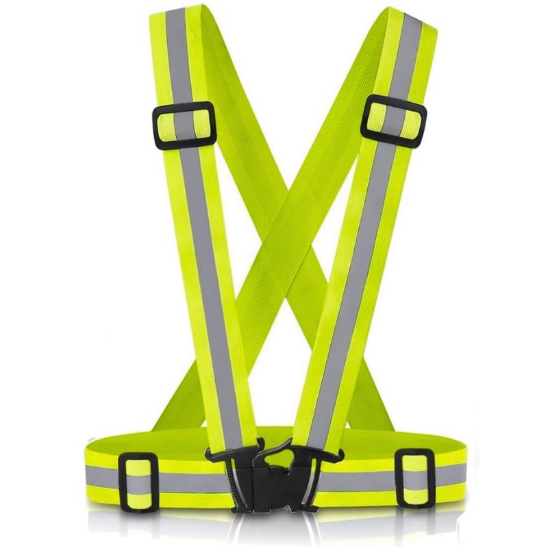 CL_3 Chaleco Tipo Arnes Reflectivo Elastico Importado