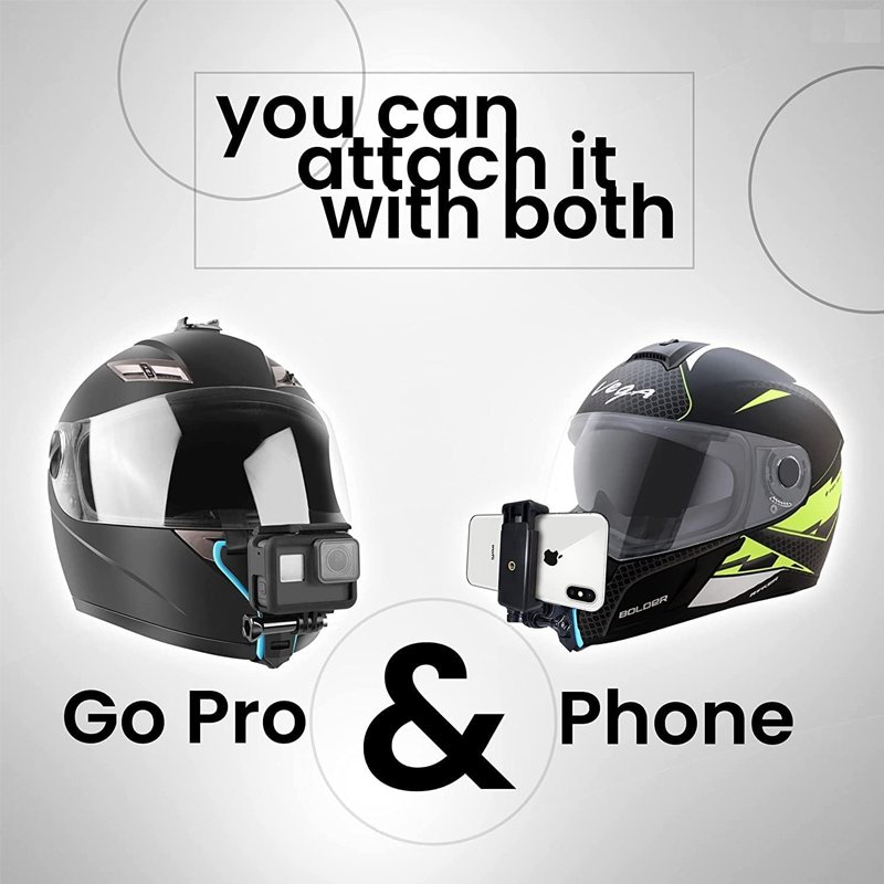 P_9_7 Soporte Camara Casco Porta Celular