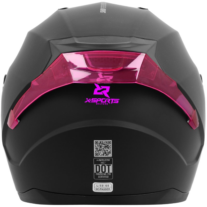 XSPORTS_M67_13_4 Casco X-Sports M67 Spoiler Black Pink