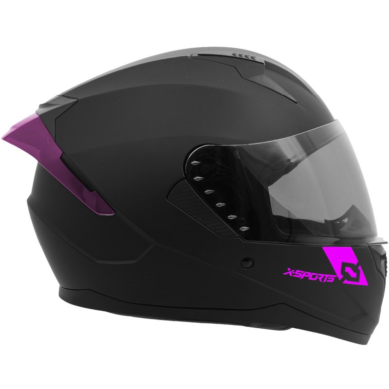 XSPORTS_M67_13_5 Casco X-Sports M67 Spoiler Black Pink