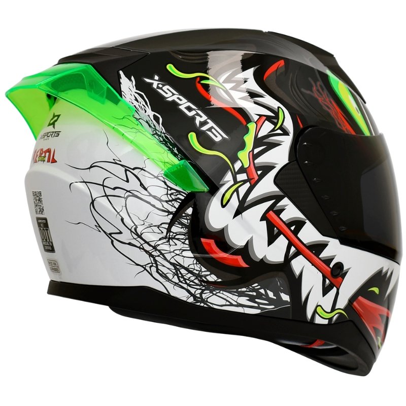 XSPORTS_M67_14_5 Casco X-Sports M67 Spoiler Reptile