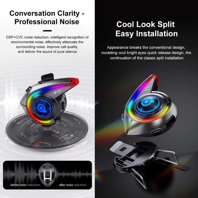 Y21_5 Intercomunicador Y21 Bluethoot