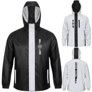 Chaqueta Impermeable 100% Reflectiva Doble Faz Gp Rain Pro