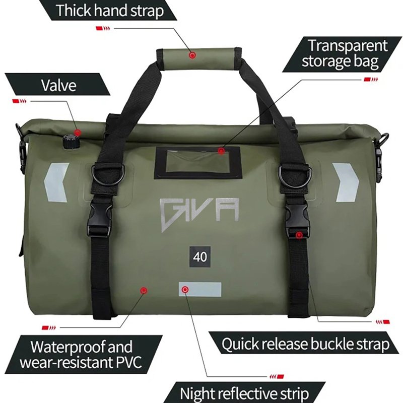 Maleta DryBag Adventure Giva 40 Lts 100% Impermeable