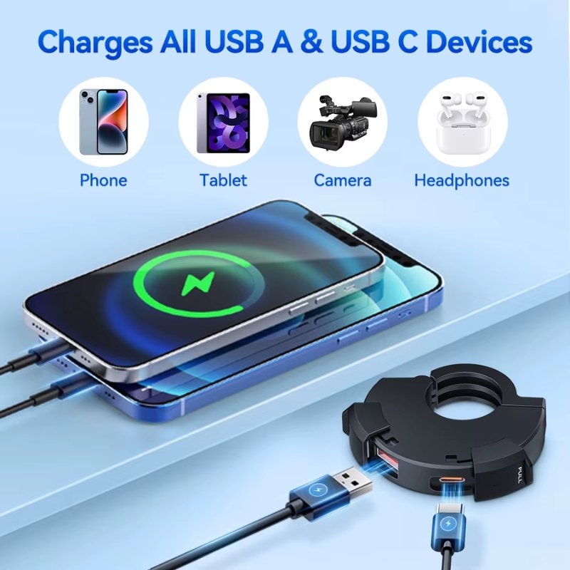 Cargador USB Carga Rapida Run 18 W - 30 W Tipo C CD-3599