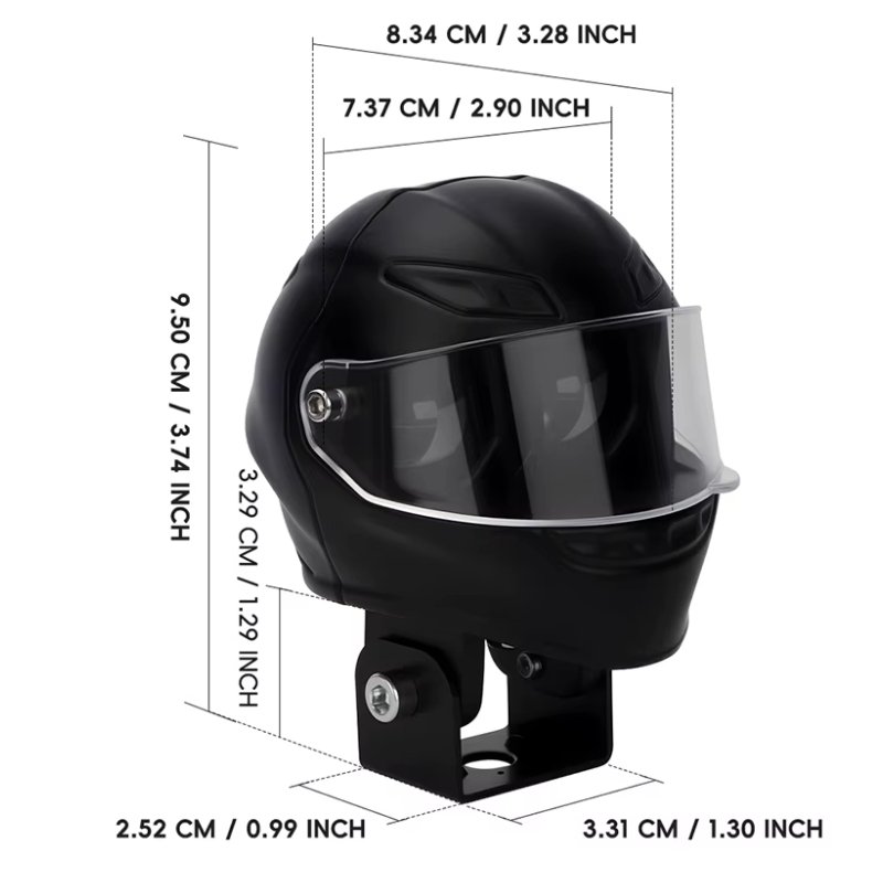 Exploradora Casco Doble Lupa HF-2510 Lujo