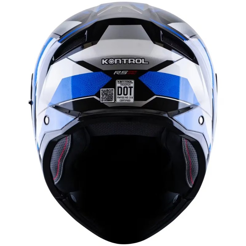 Casco Abatible Kontrol Trooper Sv D4 N1 Blue