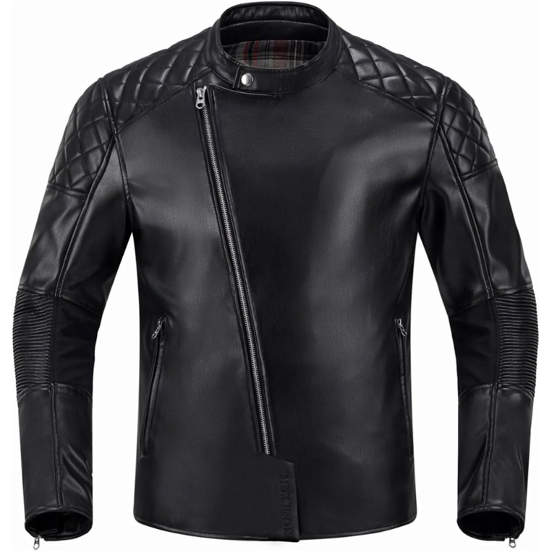 Chaqueta Proteccion Iron Cuero Pu Certificada