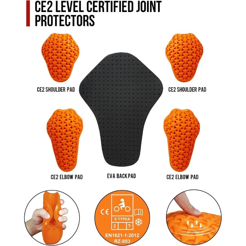 Chaqueta Proteccion Iron Cuero Pu Certificada