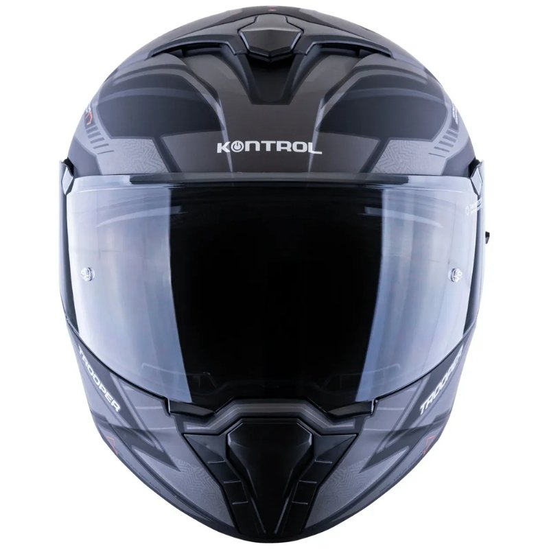 Casco Abatible Kontrol Trooper Sv D4 N4 Orange
