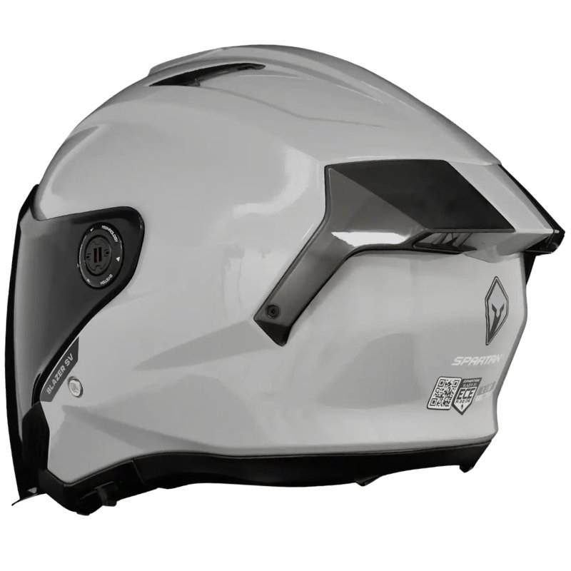 Casco Spartan Blazer Sv Open Face Grey