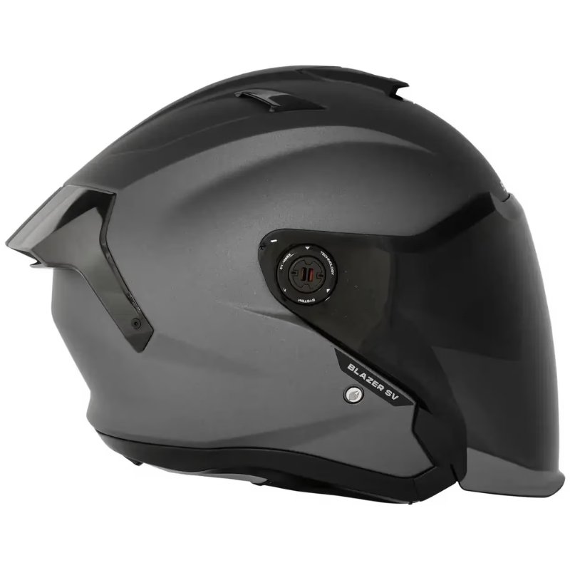 Casco Spartan Blazer Sv Open Face Solid A2 Titanium