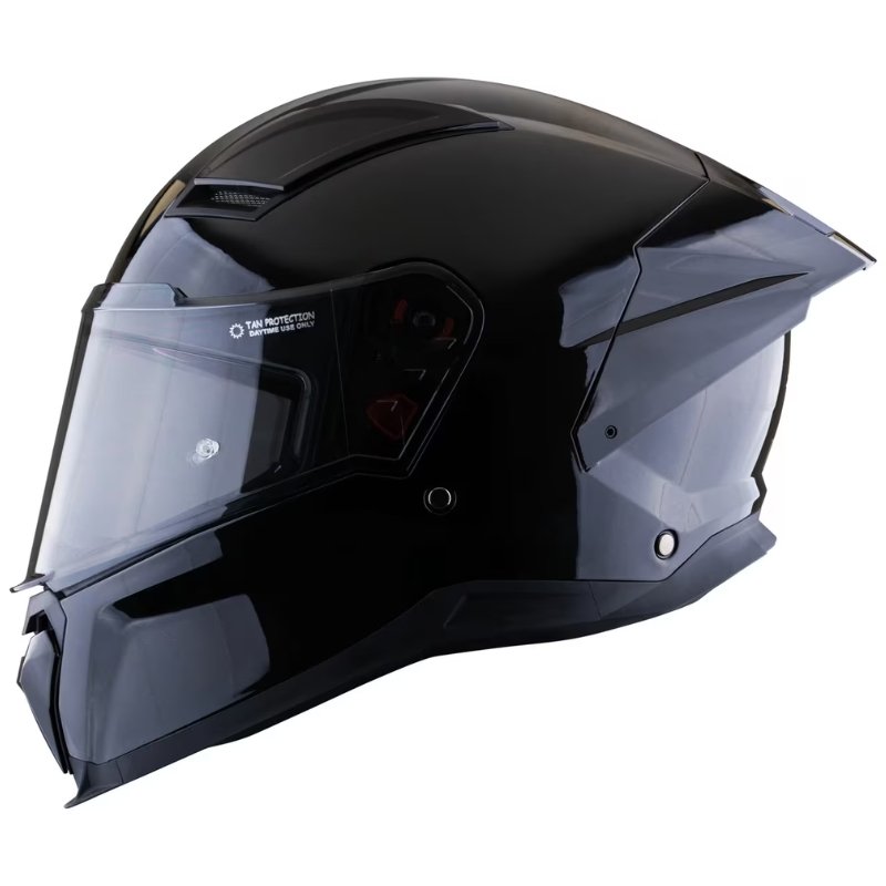 Casco X-Sports Helios Solid Black Gloss