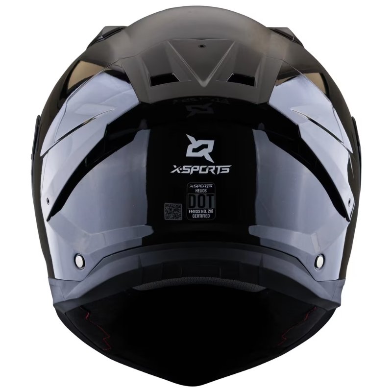 Casco X-Sports Helios Solid Black Gloss