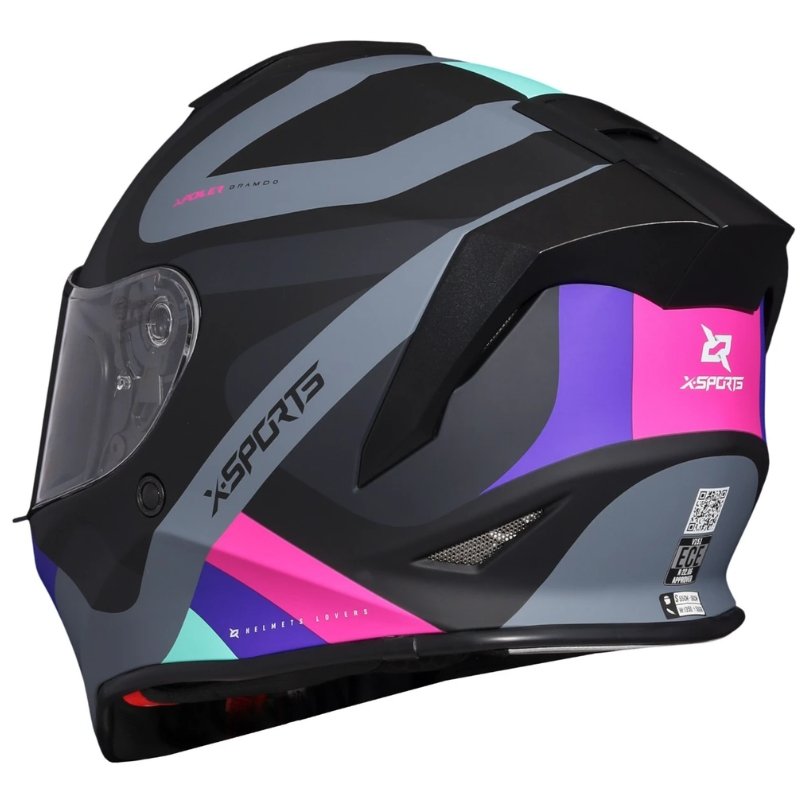 Casco X-Sports V151 Bramdo Pink