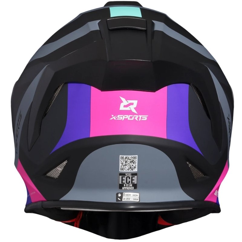 Casco X-Sports V151 Bramdo Pink