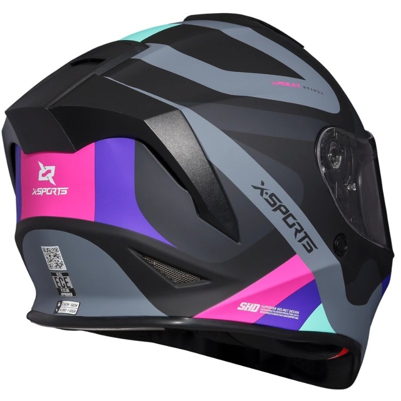 Casco X-Sports V151 Bramdo Pink
