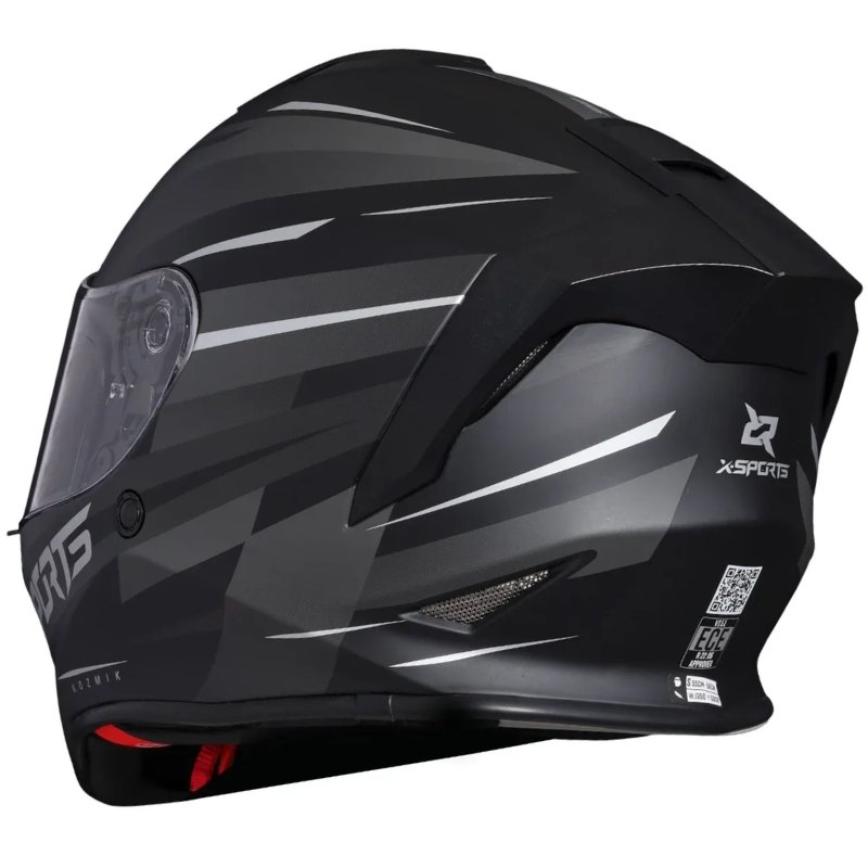 Casco X-Sports V151 Kozmik Black