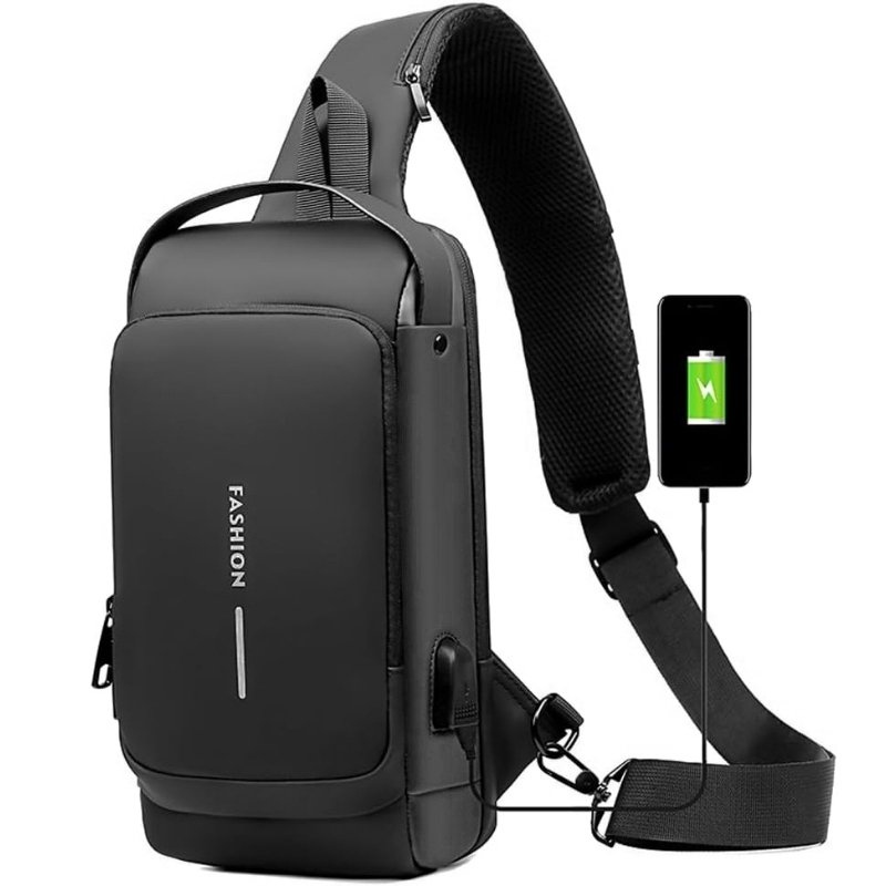 Bolso Canguro Anti Robo Con Clave y Usb