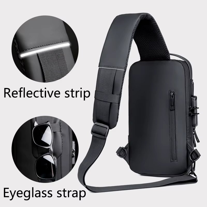 Bolso Canguro Anti Robo Con Clave y Usb