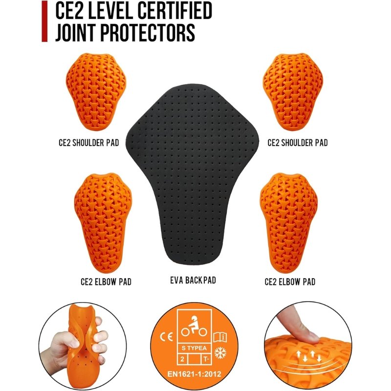 Chaqueta Proteccion Ride Iron Adventure Certificada