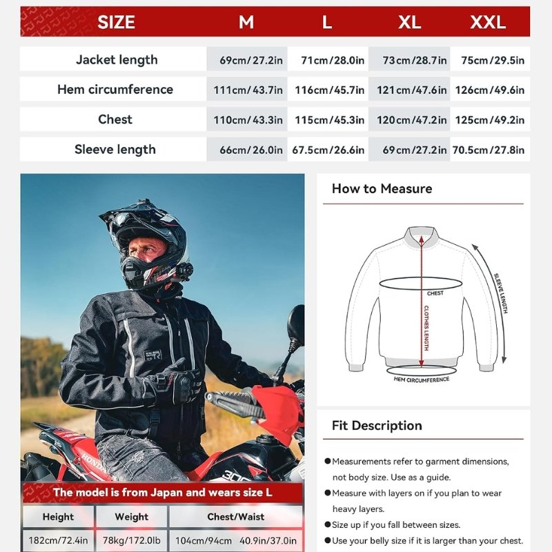 Chaqueta Proteccion Ride Iron Adventure Certificada